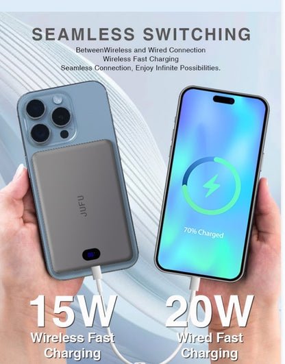 Magnetic Wireless Power Bank Ultra-Slim Portable Charger