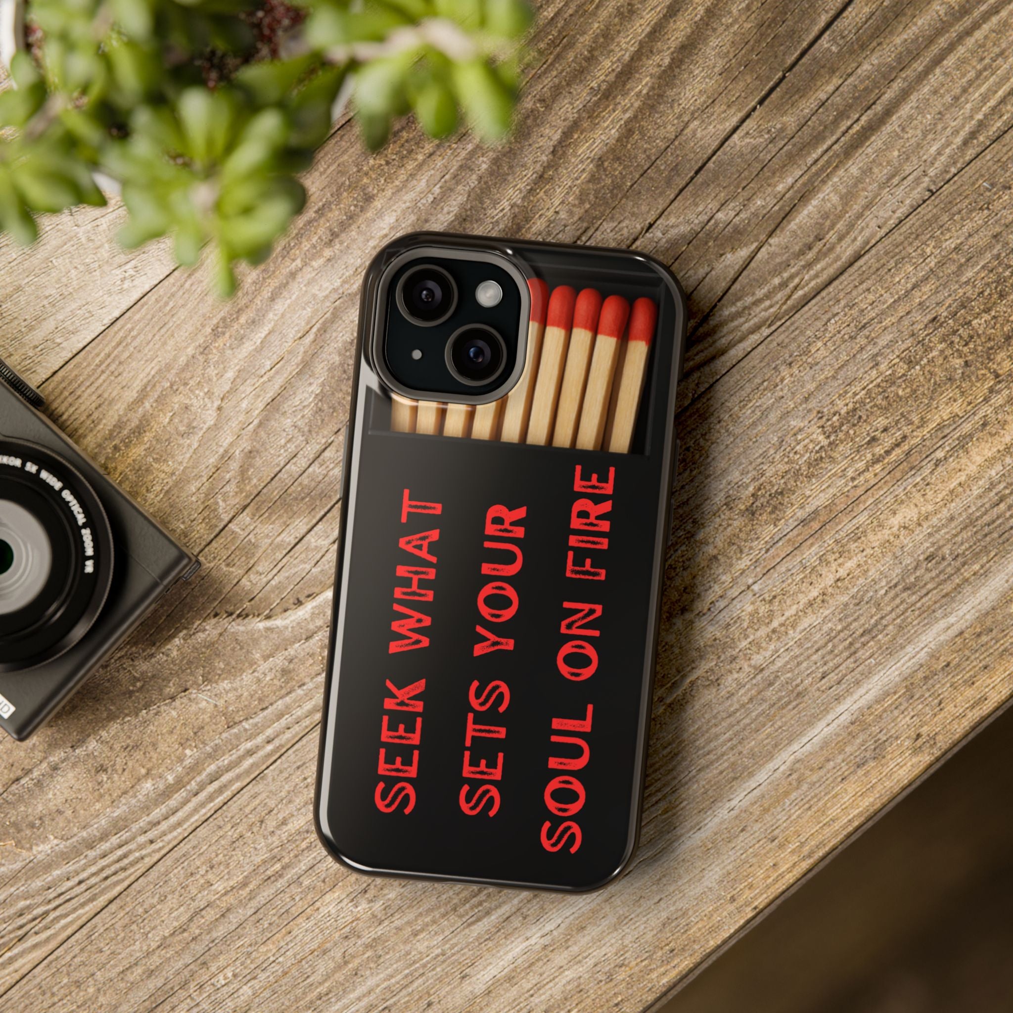 Soul on Fire Magnetic Tough iPhone Case