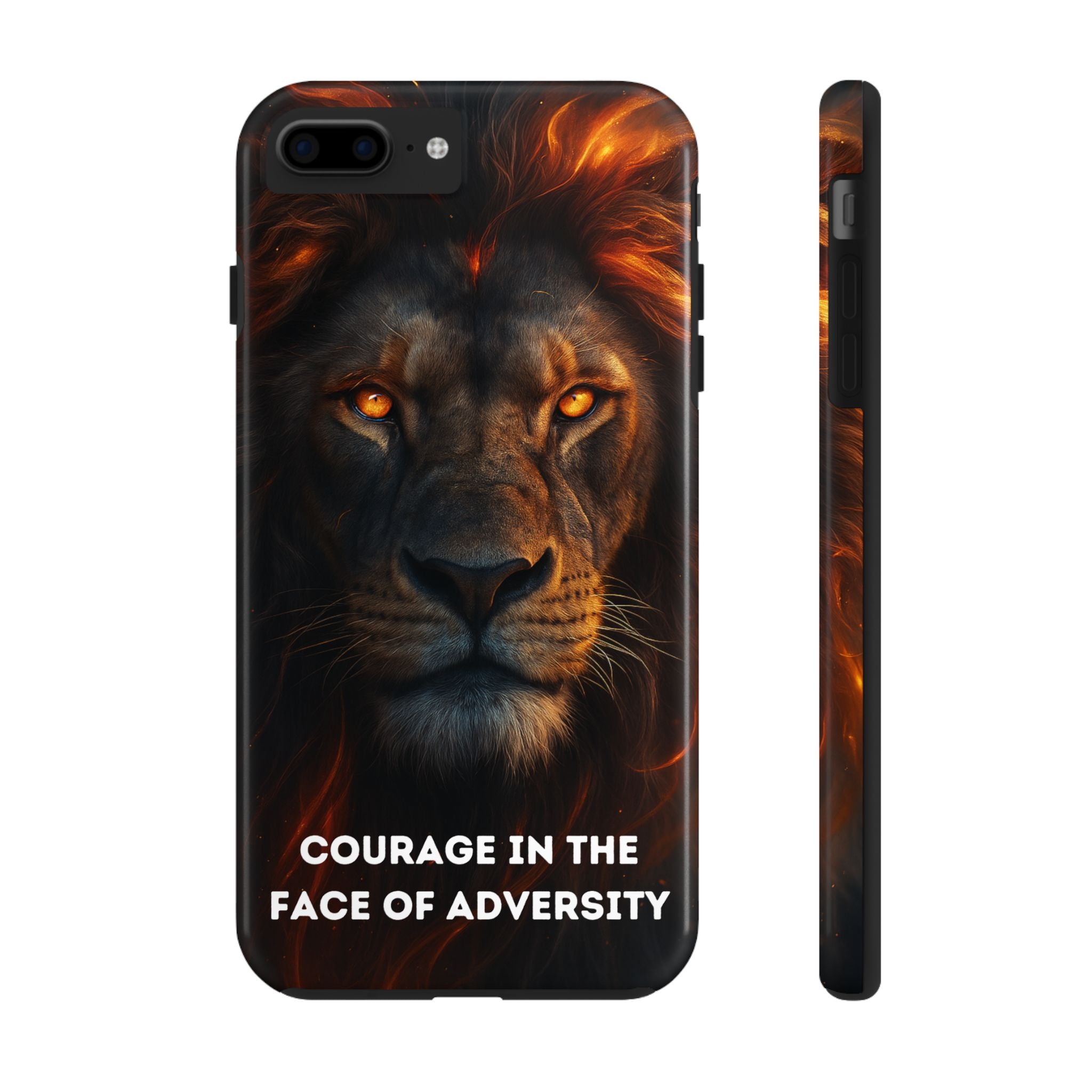 Courageous Lion Tough iPhone Case (iPhone 7-12)