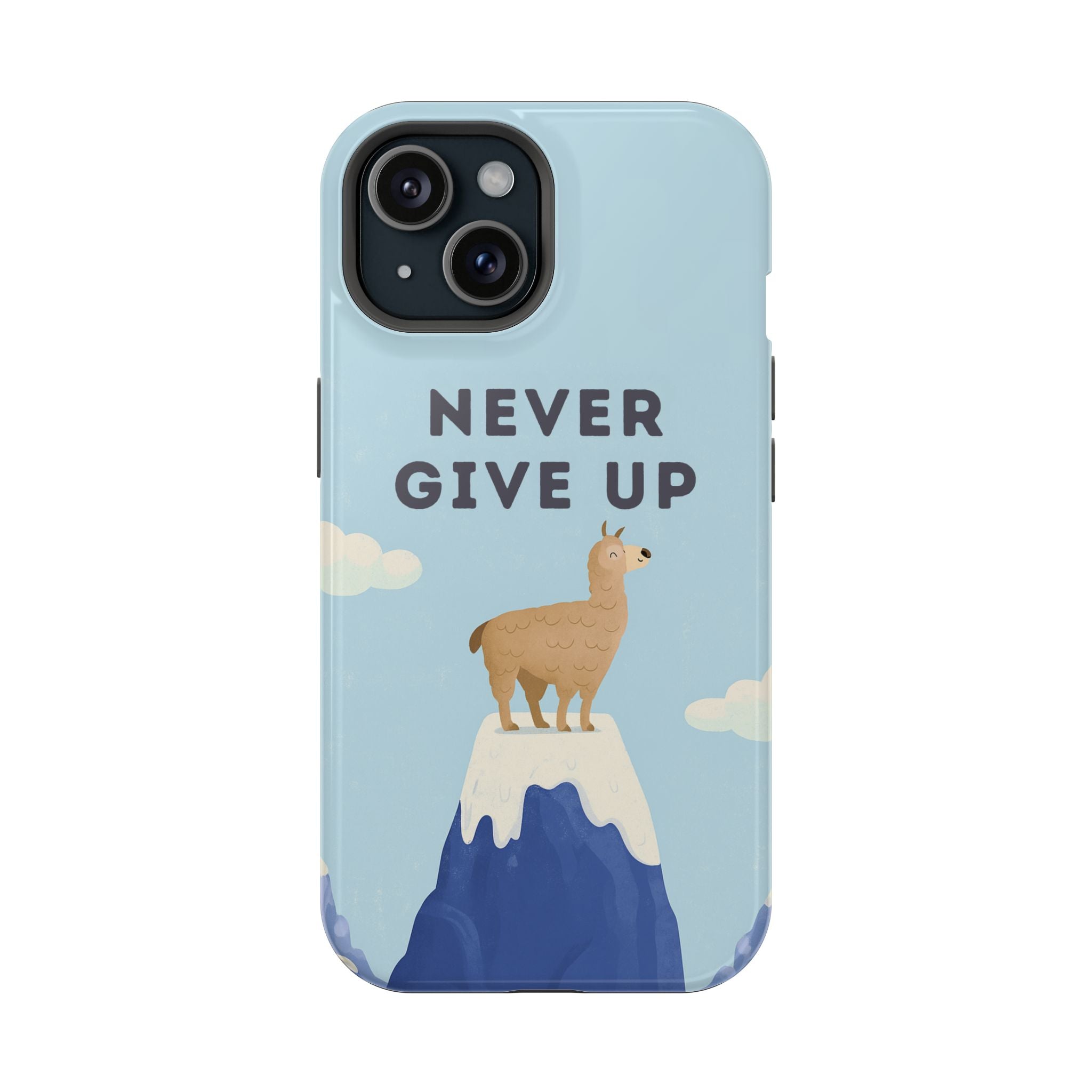 Never Give Up Magnetic Tough iPhone Case