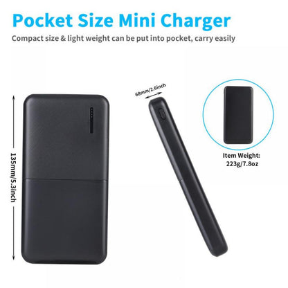 Large Capacity Portable Charger,50000Mah External Battery Power Bank,Dual Output Port USB-C High-Capacity External Battery Pack Compatible with Iphone, Samsung, Ipad, and More.