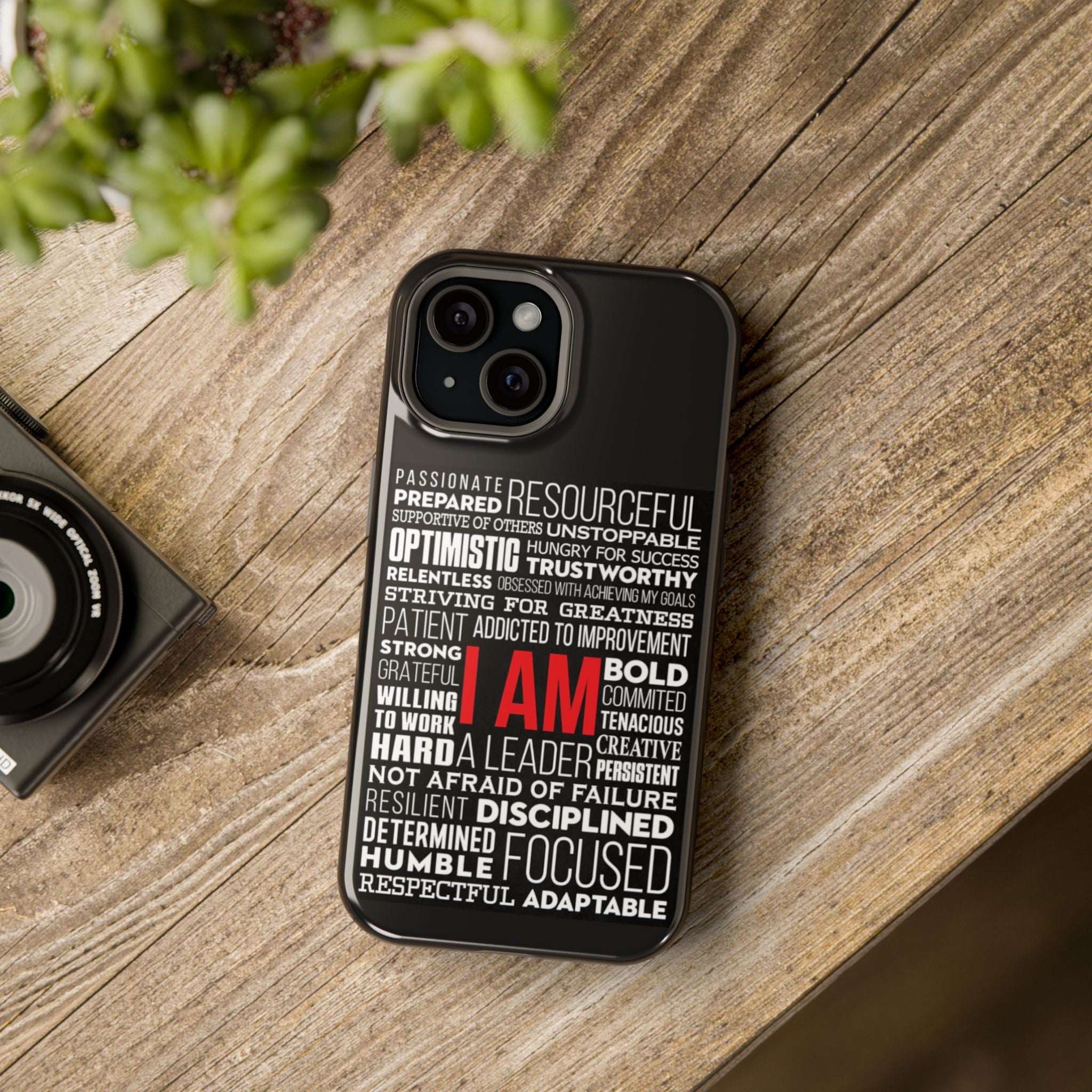I Am Magnetic Tough iPhone Case