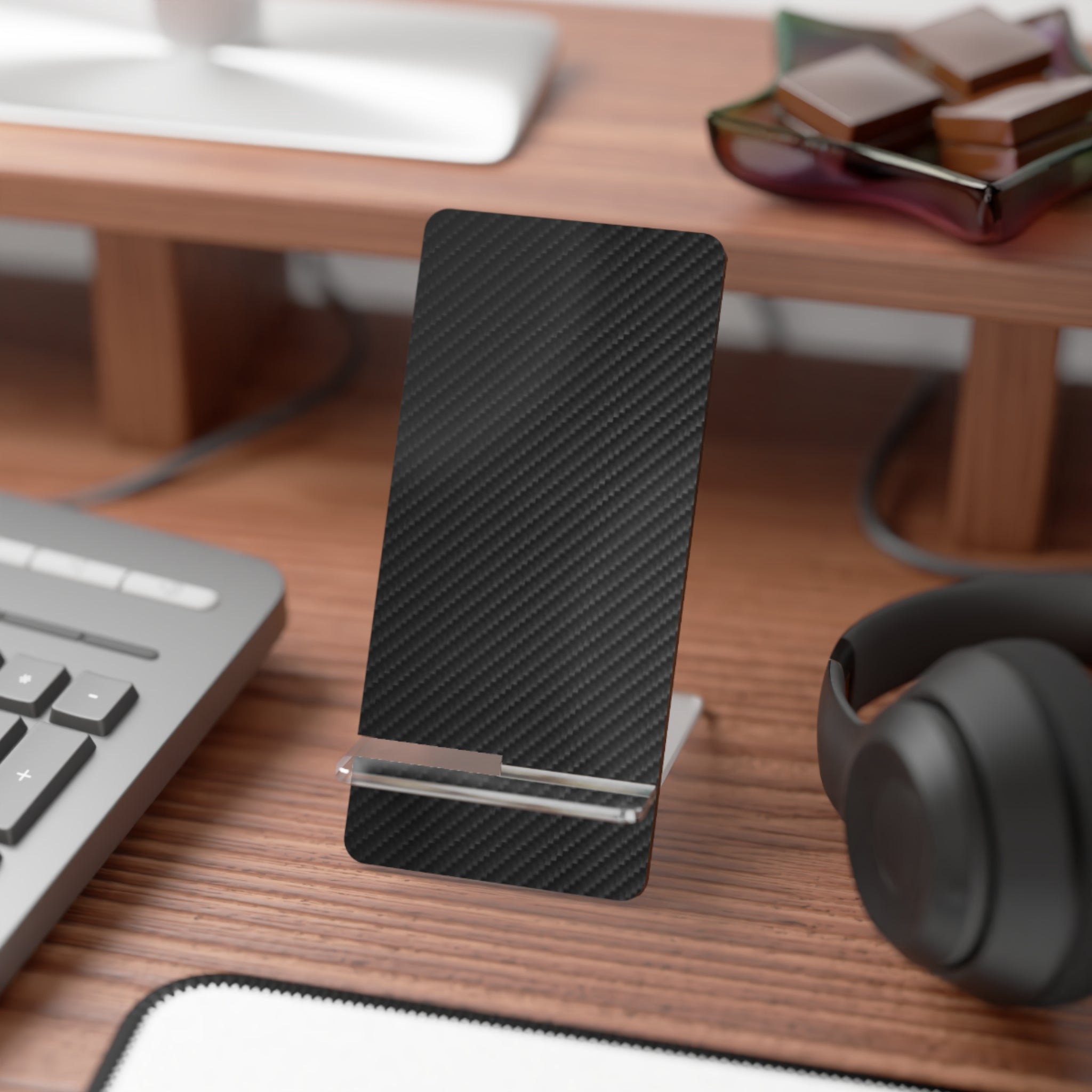 Carbon Fibre Sleek Mobile Display Stand