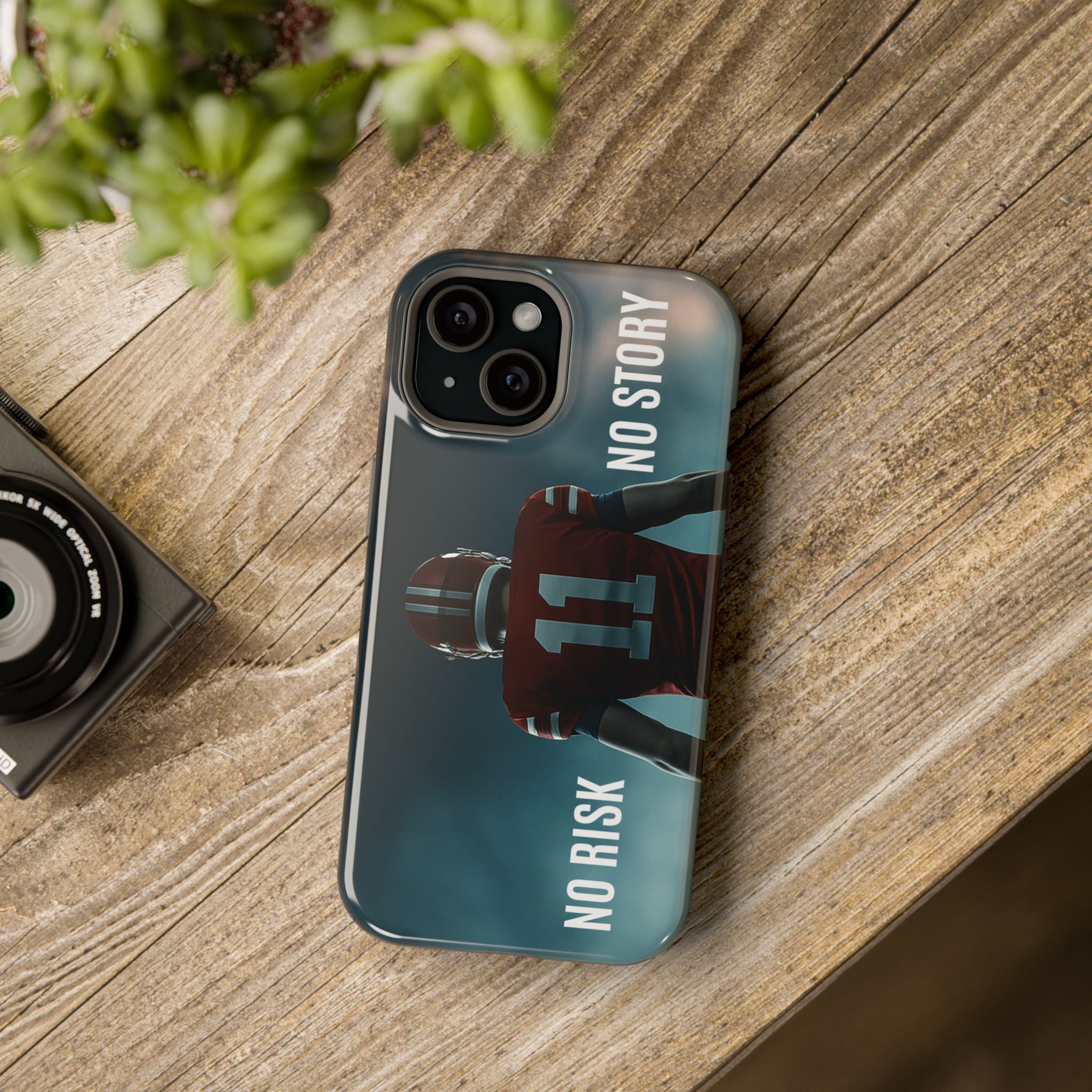 No Risk No Story Magnetic Tough iPhone Case