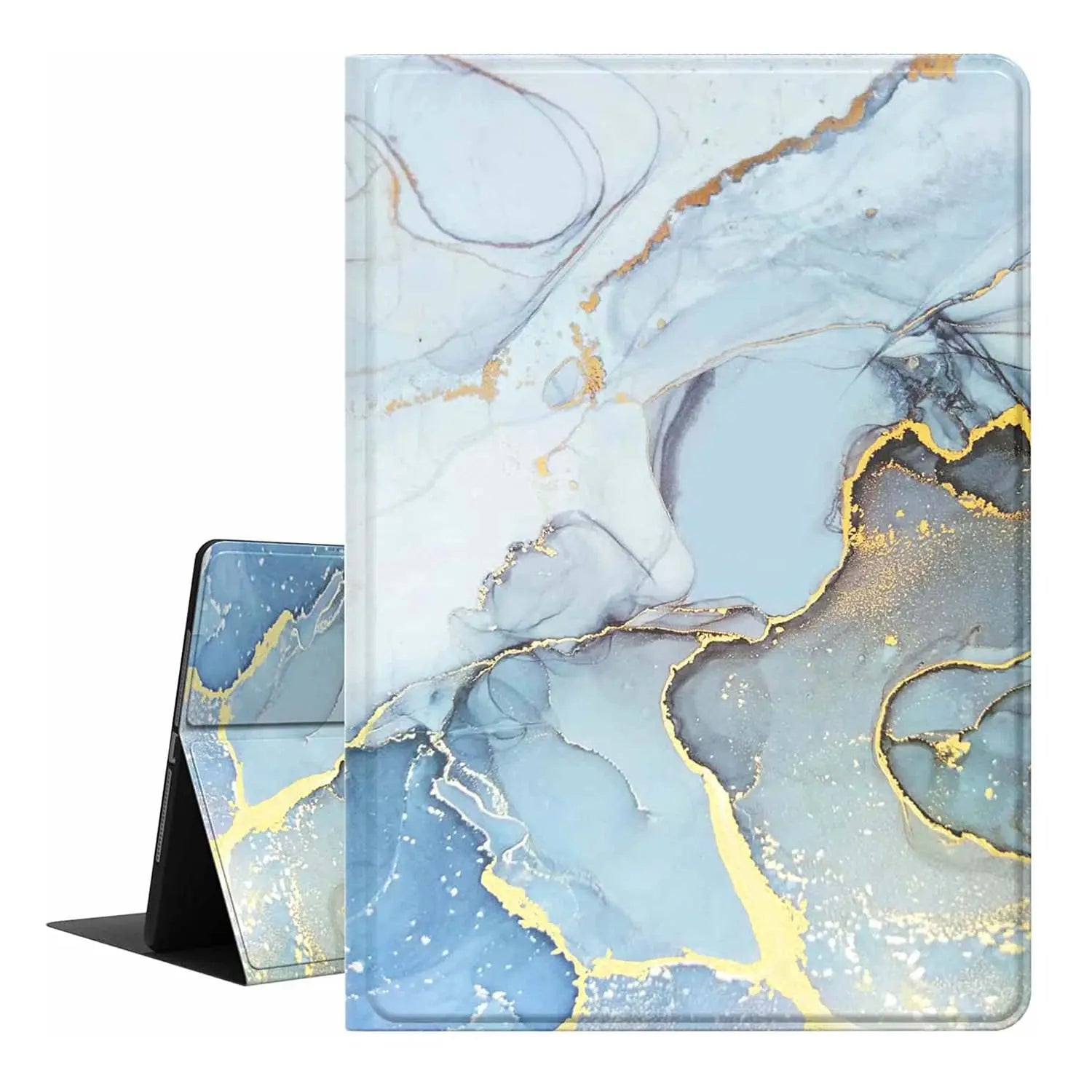 Premium Marble Pattern Design Tablet Case, 1 Piece Soft TPU Stand Case, Decorative Tablet Protector Cover with Holder Compatible with Ipad 10Th Generation