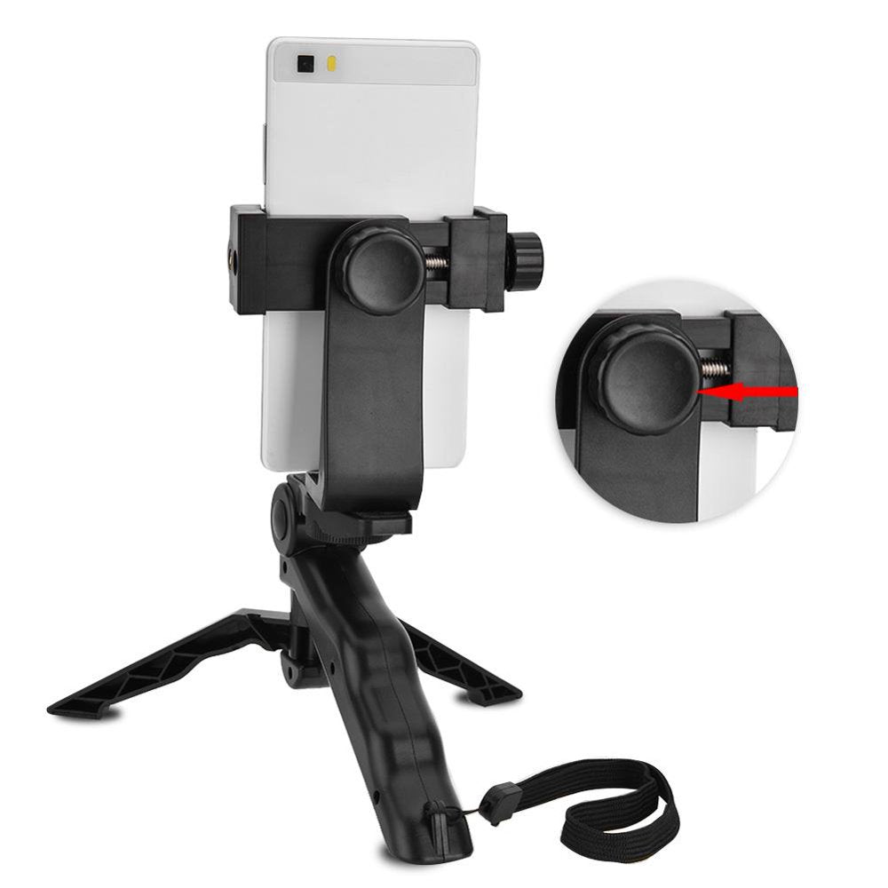 Phone Hand Grip,Phone Holder Tripod Handheld Stabilizer Hand Grip Mount for Smartphone, Smartphone Stabilizer