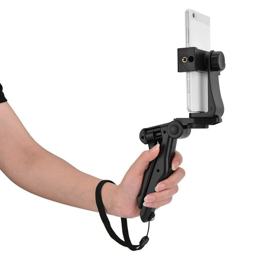 Phone Hand Grip,Phone Holder Tripod Handheld Stabilizer Hand Grip Mount for Smartphone, Smartphone Stabilizer